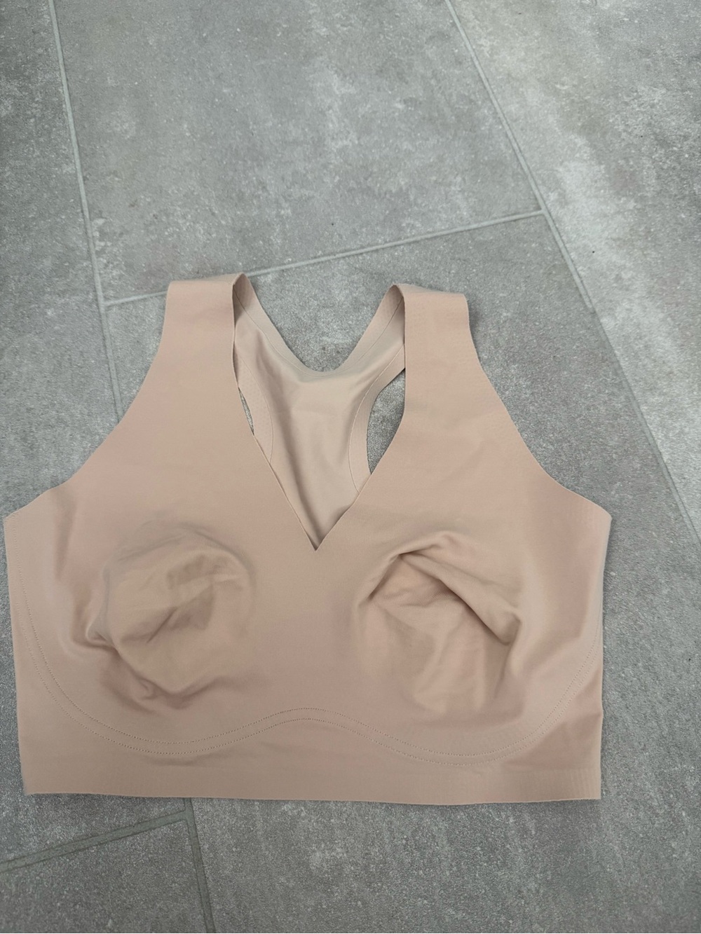 TRUE & CO. NEW True Body Lift V-Neck Racerback Bra Size Small